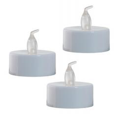 VELA LED DECORATIVA MINI 3PCS AMARELO