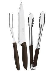 KIT CHURRASCO 3PC PLENUS MARROM REF23498449