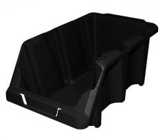 GAVETA PLASTICA N5 PRETA ORGANIZACAO EMPILHAVEL REF 42003