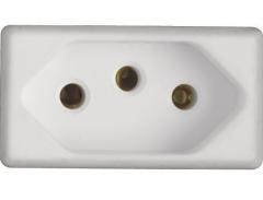 MODULO TOMADA 2P+T LIZ 10V BCO REF 57115030