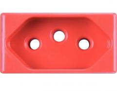 MODULO TOMADA 2P+T LIZ 20A VERMELH REF 57115039