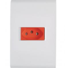 TOMADA 2P+T 4X2 20A LIZ BRANCA E VERM REF 57170015