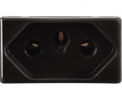 TOMADA 2P+T 4X2 20A LIZ GRAFITE REF 57173013