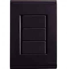 PLACA CEGA 4X2 LIZ GRAFITE REF 57173000