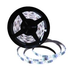 FITA LED LUMINOSA 2.5W 30 LEDS/M 5M 12V C/FONTE LUZ BRANCA