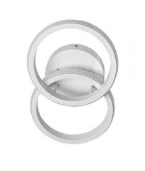 PLAFON LED 10W VILLAGE CIRCLE BRANCO 3000K LUZ AMARELA