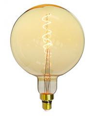 LAMPADA LED FILAMENTO GIANT 4W GLOBO LUZ AMBAR
