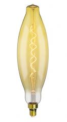 LAMPADA LED FILAMENTO GIANT 4W ELIPSE LUZ AMBAR