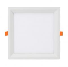 PAINEL LED EMBUTIR 18W QUAD RECUADO 17CMX17CM 6500K LUZ FRIA
