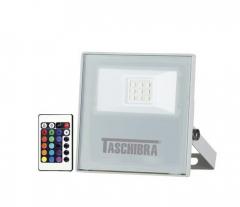 REFLETOR LED  10W MULTICOLOR RGB BRANCO