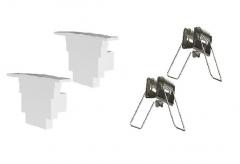 ACESSORIO PERFIL EMBUT VERTEX 25X17 TAMPA E PRESILHA BCO