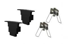 ACESSORIO PERFIL EMBUT VERTEX 25X17 TAMPA E PRESILHA PR FOSCO