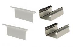 ACESSORIO PERFIL EMBUT VERTEX 24X9 TAMPA E PRESILHA BCO