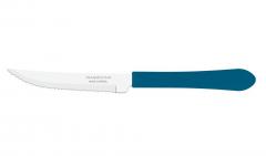 FACA CHURRASCO INOX 4 AZUL LEME REF 23180494