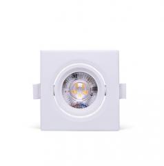 SPOT EMBUTIR LED  3W QUADRADO ALLTOP MR11 4000K LUZ SUAVE