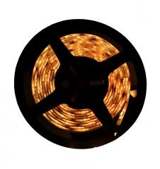 FITA LED LUMINOSA 2.5W 30 LEDS/M 5M 12V C/FONTE LUZ AMARELA