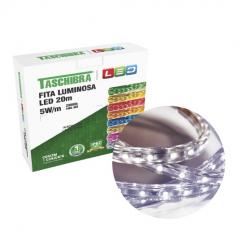 FITA LED LUMINOSA 5W 60 LEDS/M 20M 127V LUZ BRANCA