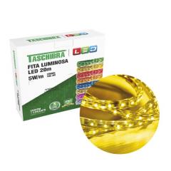 FITA LED LUMINOSA 5W 60 LEDS/M 20M 127V LUZ AMARELA