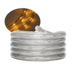 CORDA LED LUMINOSA 13MM 2 FIOS 127V 100M LUZ AMARELA