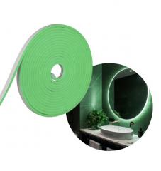 FITA LED NEON FLEX 8W 120 LEDS/M 25M 12V VERDE