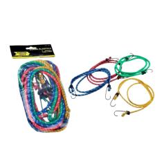 ELASTICO PARA BAGAGEIRO 2.0M PT/04UN GANCHO DE METAL REF 9004