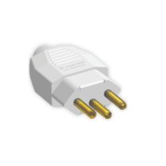 PINO MACHO BIP 2P+T 20A BRANCO REF1066