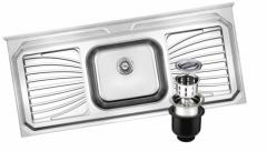 PIA ACO INOX 120X53 1CUBA FUNDA CONCRET C/VALV