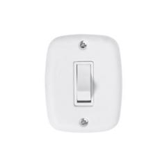 INT 1 TECLA SOBREPOR P/CANALETA BRANCA REF 9000