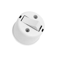 INT 1 TECLA SOBREPOR REDONDO BRANCA REF 8207