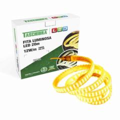 FITA LED LUMINOSA 12W 288 LEDS/M 20M 127V 3000K