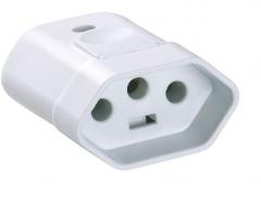 PINO FEMEA 2P+T 10A BRANCO REF 57402053