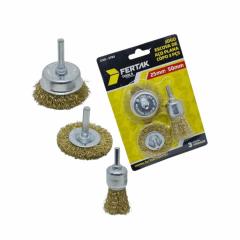 ESCOVA DE ACO 3PCS PLANA 25 COPO 25/50  REF 2793
