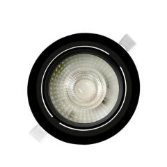 SPOT EMBUTIR LED 10W RED ALLTOP PAR30 PRETO 3000K LUZ AMARELA