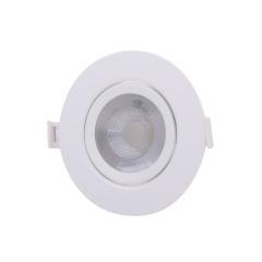 SPOT EMBUTIR LED  3W REDONDO 7X7CM MR11 3000K LUZ AMARELA