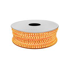 FITA LED EMBORRACHADA 10W 120 LED/M 127V 50M 3000K LUZ AMARELA