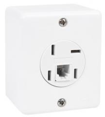 TOMADA CANALETA RJ45 REDE BRANCA REF 6364